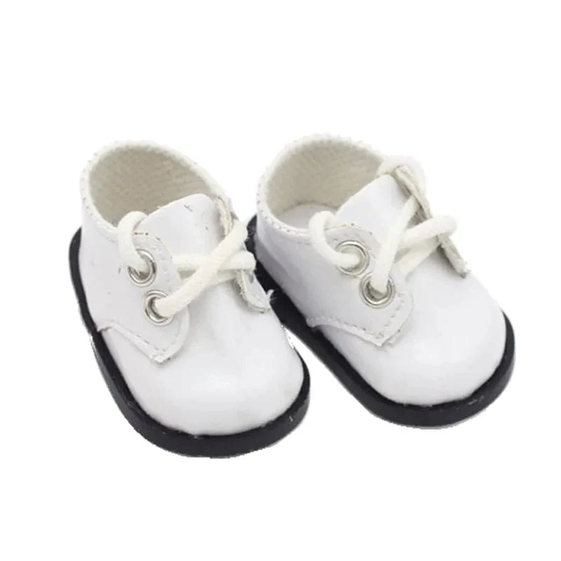 Puppe 5.5 cm Lederschuhe Mini-Spielzeugschuhe für BJD 1/6 14.5 Zoll Wellie Wisher&Nancys&32-34 cm Paola Reina Russisches Spielzeug