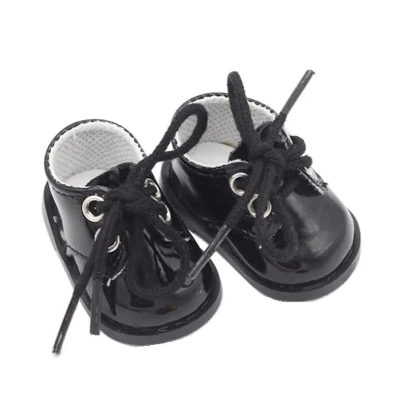 Puppe 5.5 cm Lederschuhe Mini-Spielzeugschuhe für BJD 1/6 14.5 Zoll Wellie Wisher&Nancys&32-34 cm Paola Reina Russisches Spielzeug