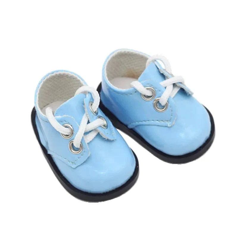 Puppe 5.5 cm Lederschuhe Mini-Spielzeugschuhe für BJD 1/6 14.5 Zoll Wellie Wisher&Nancys&32-34 cm Paola Reina Russisches Spielzeug