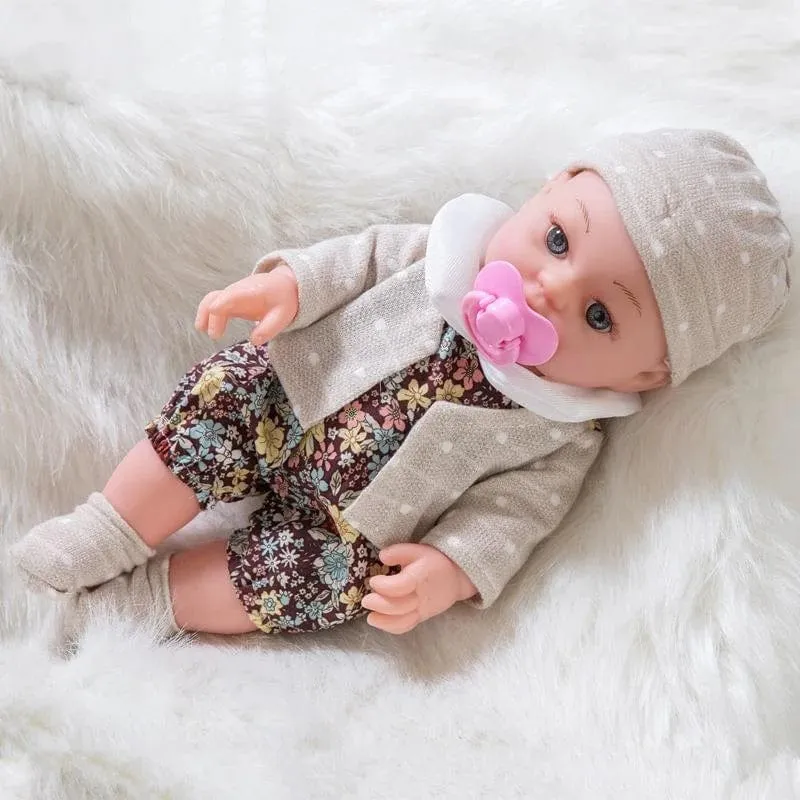 12in/30cm Puppe Baby Simulation Soft Appease Be Education Lebensechte Puppe Zubehör Geburtstag Weihnachten Kinder Kindertagsgeschenk