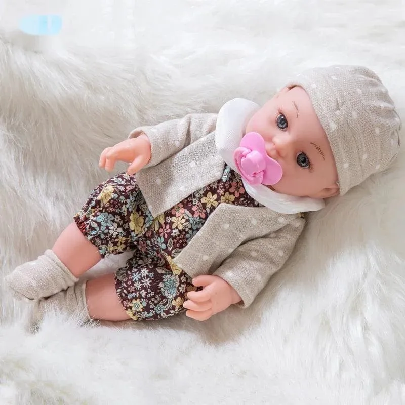 12in/30cm Puppe Baby Simulation Soft Appease Be Education Lebensechte Puppe Zubehör Geburtstag Weihnachten Kinder Kindertagsgeschenk