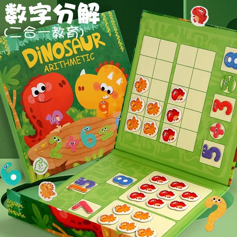 Kinder Mathematik Arithmetik Magnetische Aufkleber Digitale Zersetzung Arithmetik Montessori Spiele Baby Frühes Lernen Bildung Spielzeug