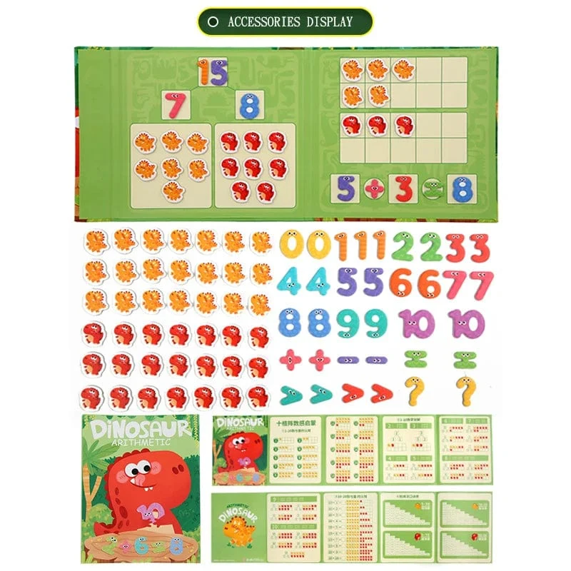 Kinder Mathematik Arithmetik Magnetische Aufkleber Digitale Zersetzung Arithmetik Montessori Spiele Baby Frühes Lernen Bildung Spielzeug