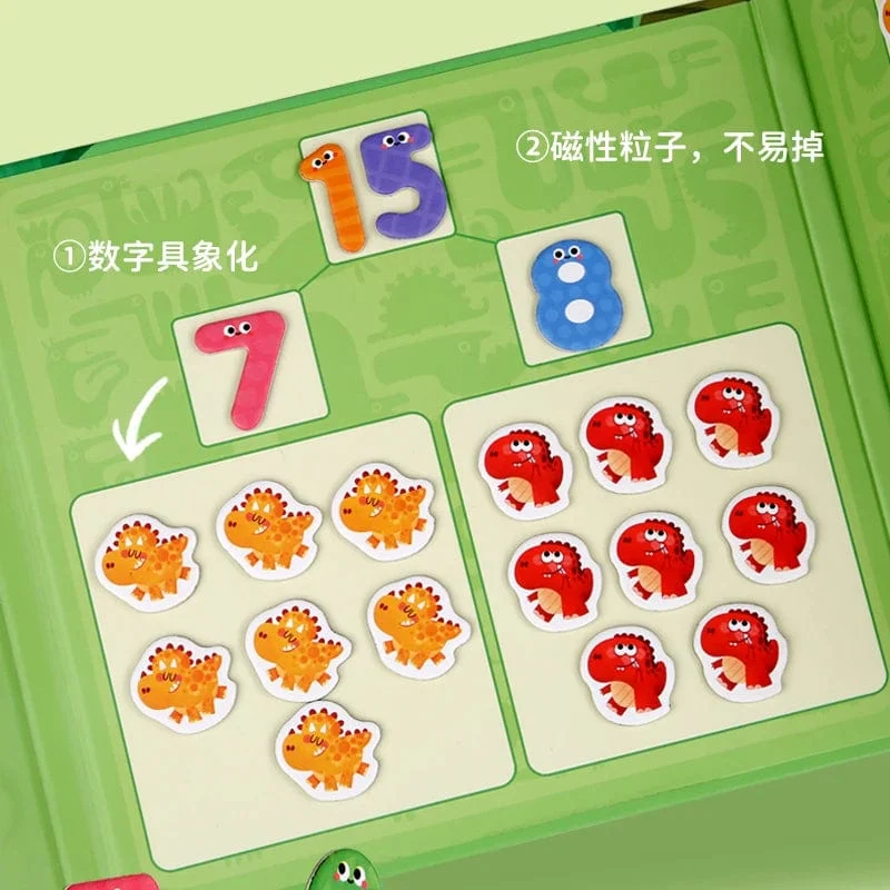 Kinder Mathematik Arithmetik Magnetische Aufkleber Digitale Zersetzung Arithmetik Montessori Spiele Baby Frühes Lernen Bildung Spielzeug