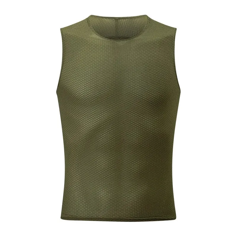 Herren Radtrikot Radsport-Basisschicht Radweste MTB Rennrad Fahrradweste Mesh-Unterwäsche Radsport-Basisschicht