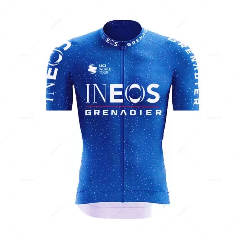 INEOS Mann Radfahren Jersey Set 2023 Sommer Radfahren Kleidung MTB Uniform Reiten Bib Shorts Bike Kleidung Maillot Ciclismo Hombre