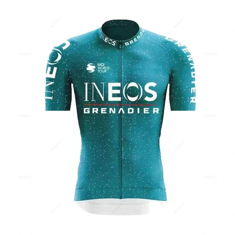 INEOS Mann Radfahren Jersey Set 2023 Sommer Radfahren Kleidung MTB Uniform Reiten Bib Shorts Bike Kleidung Maillot Ciclismo Hombre