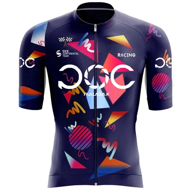 RAUDAX POC Neue herren Fahrrad Set Rennrad Atmungsaktive Fahrrad Anzug Bib Shorts Fahrrad Set Sommer Radfahren Team Training Anzug