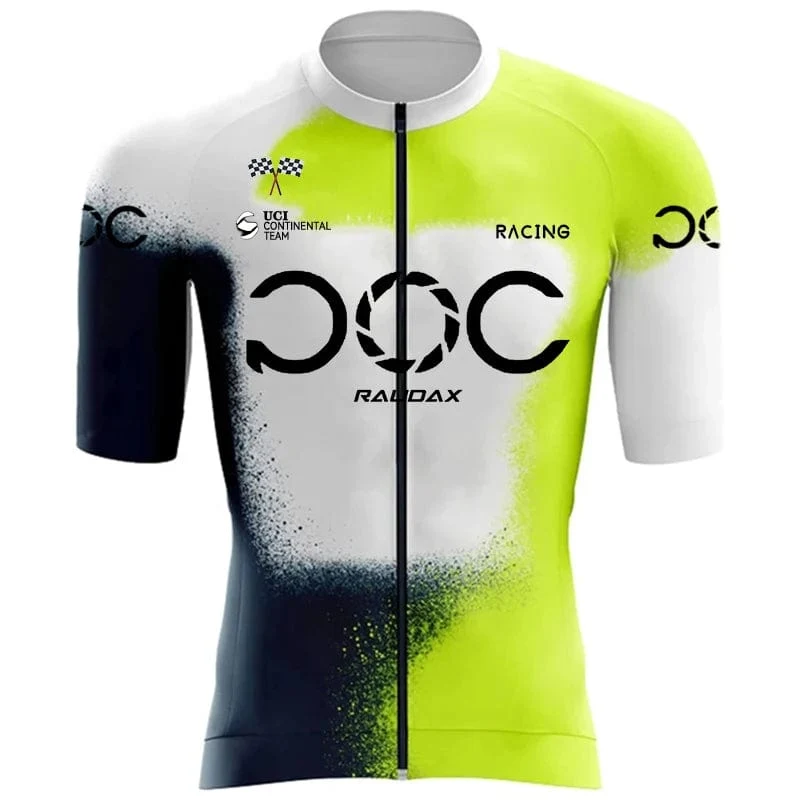 RAUDAX POC Neue herren Fahrrad Set Rennrad Atmungsaktive Fahrrad Anzug Bib Shorts Fahrrad Set Sommer Radfahren Team Training Anzug