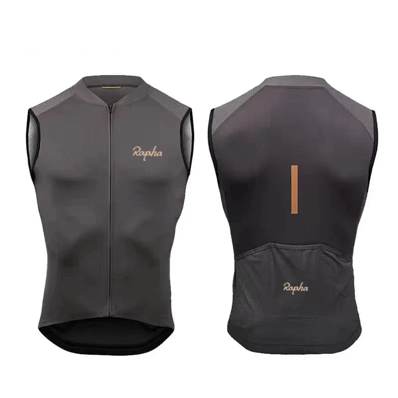 Herren Fahrradweste ärmellos Winddicht Fahrradbekleidung Sport Bike Gilet Fahrrad Jersey Windjacke MTB Ciclismo