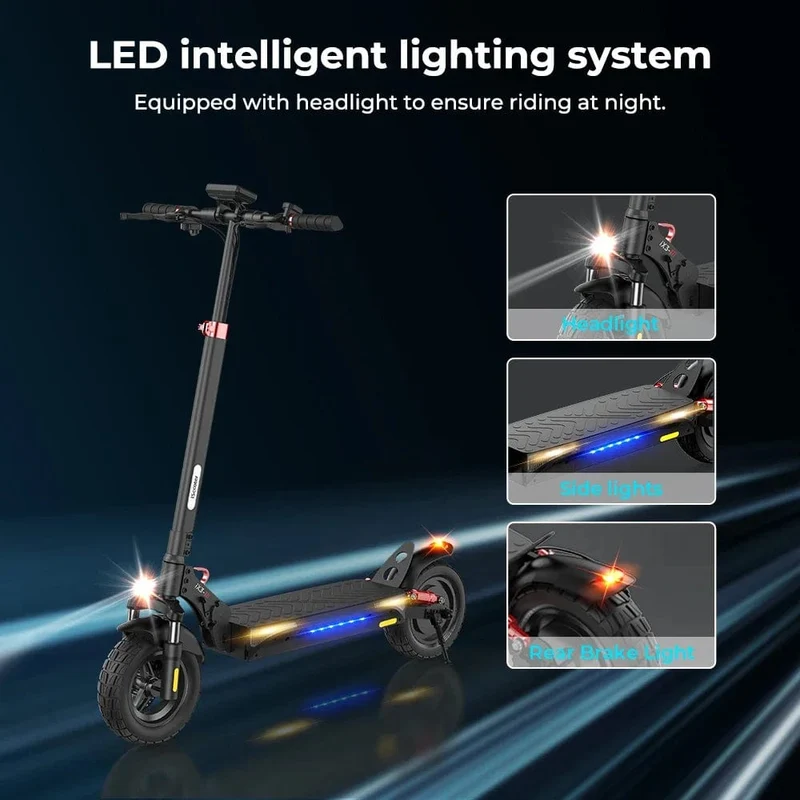 Intelligenter Elektroroller iScooter i9S IX3 800W Motor 48V 10AH Aluminiumbatterie 10-Zoll-Reifen E-Scooter Telefon APP Elektroroller