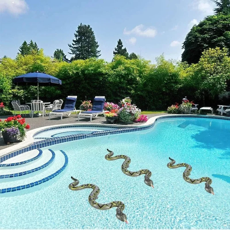 95 cm Aufblasbare Schlange Tricky Spielzeug Falsche Schlange Halloween Streich Requisiten Garten Pool Spielzeug Simulation Aufblasbare Schlange Tricky Wasser Spielzeug