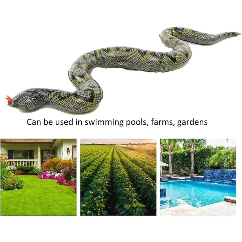 95 cm Aufblasbare Schlange Tricky Spielzeug Falsche Schlange Halloween Streich Requisiten Garten Pool Spielzeug Simulation Aufblasbare Schlange Tricky Wasser Spielzeug