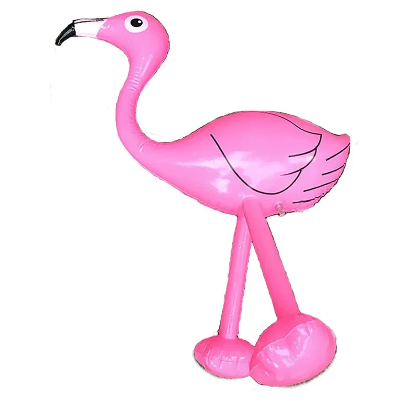 Aufblasbares Flamingo-Spielzeug für Kinder, aufblasbares Schwimmbecken-Schwimmspielzeug, Garten-Pool-Party-Dekor, Hawaii-Event-Party-Zubehör