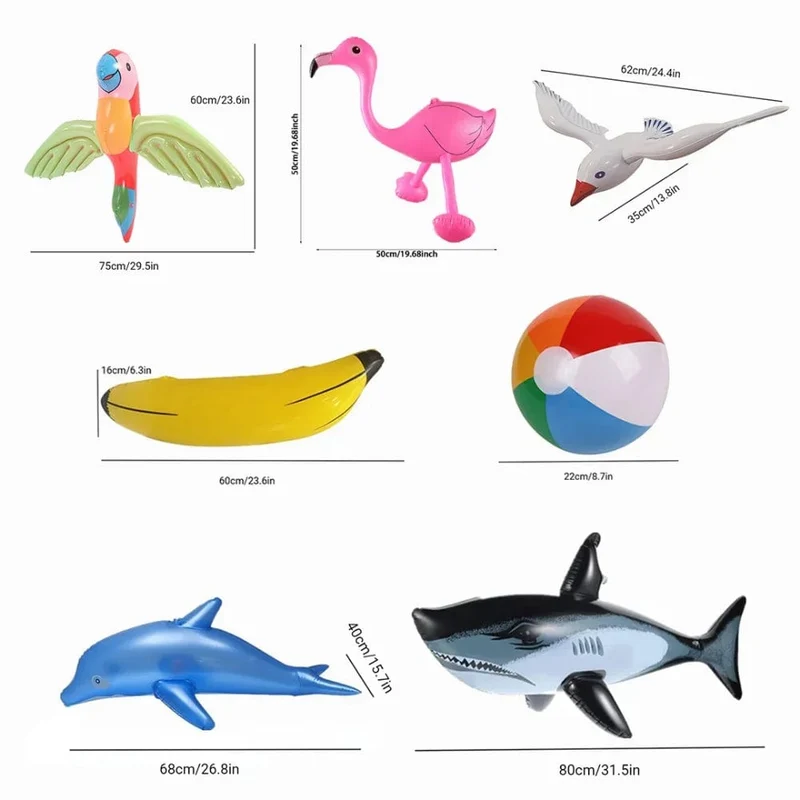 Aufblasbares Flamingo-Spielzeug für Kinder, aufblasbares Schwimmbecken-Schwimmspielzeug, Garten-Pool-Party-Dekor, Hawaii-Event-Party-Zubehör