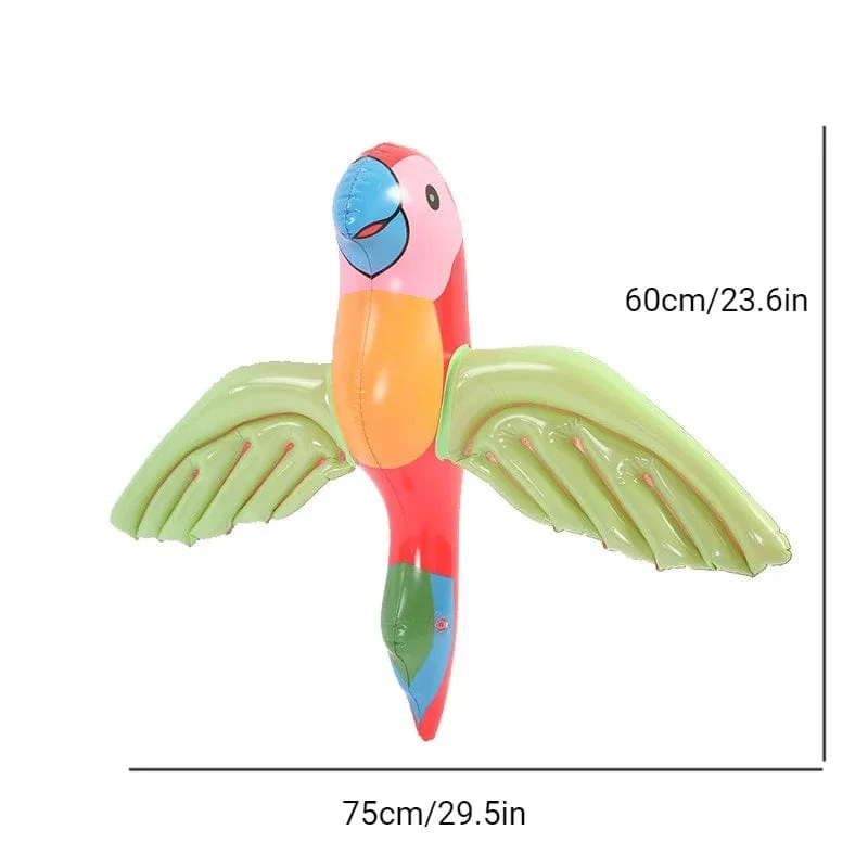 Aufblasbares Flamingo-Spielzeug für Kinder, aufblasbares Schwimmbecken-Schwimmspielzeug, Garten-Pool-Party-Dekor, Hawaii-Event-Party-Zubehör