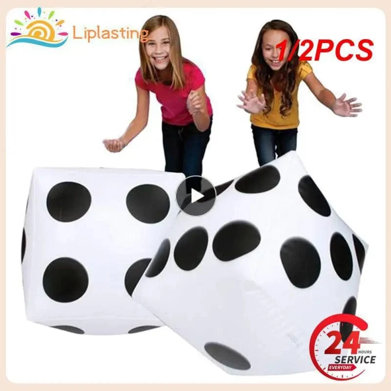 1/2 STÜCKE 30 cm Riesigen Aufblasbaren Würfel Strand Garten Party Gruppe Spiel Werkzeug Outdoor Kinder Kid Spielzeug Große würfel Aktivität Atmosphäre Spielzeug
