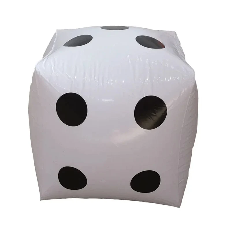 1/2 STÜCKE 30 cm Riesigen Aufblasbaren Würfel Strand Garten Party Gruppe Spiel Werkzeug Outdoor Kinder Kid Spielzeug Große würfel Aktivität Atmosphäre Spielzeug