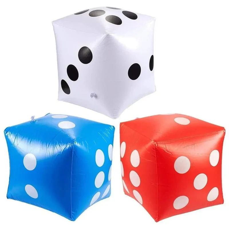 1/2 STÜCKE 30 cm Riesigen Aufblasbaren Würfel Strand Garten Party Gruppe Spiel Werkzeug Outdoor Kinder Kid Spielzeug Große würfel Aktivität Atmosphäre Spielzeug