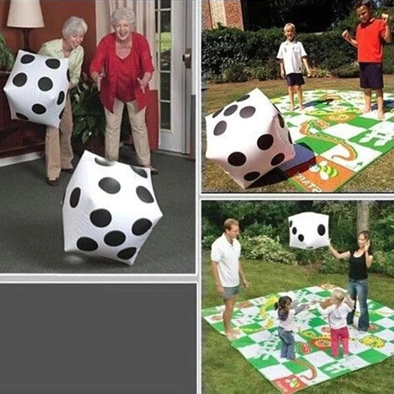 1/2 STÜCKE 30 cm Riesigen Aufblasbaren Würfel Strand Garten Party Gruppe Spiel Werkzeug Outdoor Kinder Kid Spielzeug Große würfel Aktivität Atmosphäre Spielzeug