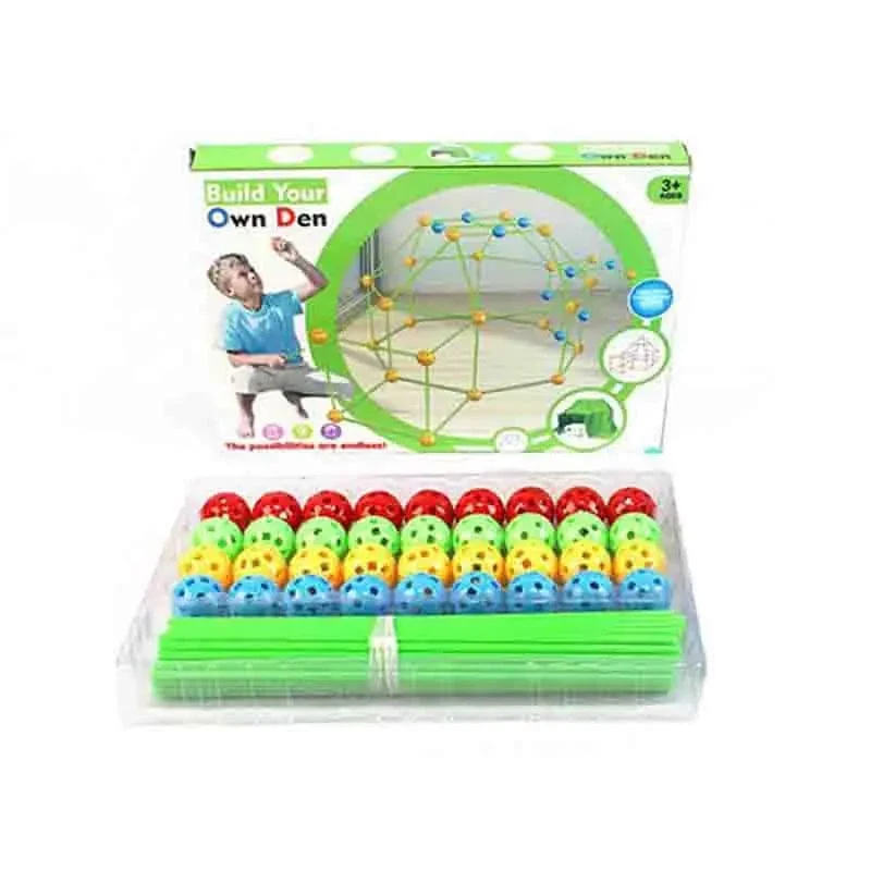 Bausatz für Kinderfestungen, Konstruktion von Festungen, Kinderspielzelte, Fort Build Kid DIY 3D-Zelt zusammenbauen, Spielzeuggeschenk für Kinder