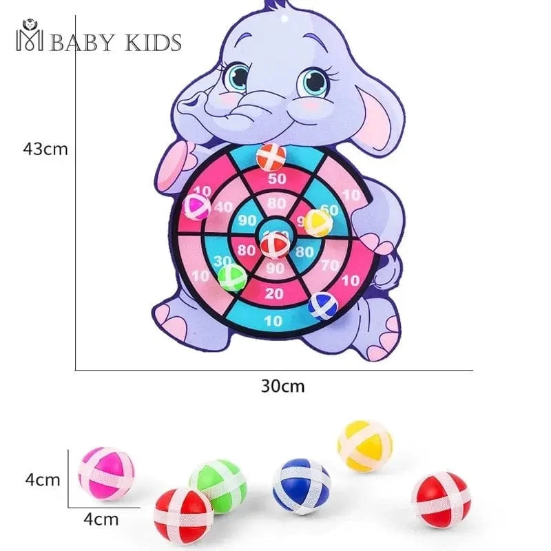 Montessori Dartscheibe Ziel Sport Spiel Spielzeug Für Kinder 4 Zu 6 Jahre Alt Outdoor Spielzeug Kind Indoor Mädchen Klebrige Ball Jungen Geschenk