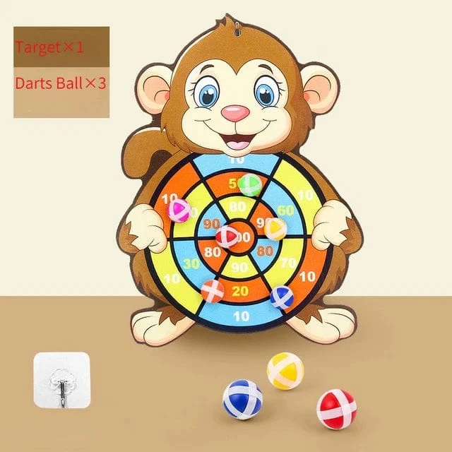 Montessori Dartscheibe Ziel Sport Spiel Spielzeug Für Kinder 4 Zu 6 Jahre Alt Outdoor Spielzeug Kind Indoor Mädchen Klebrige Ball Jungen Geschenk