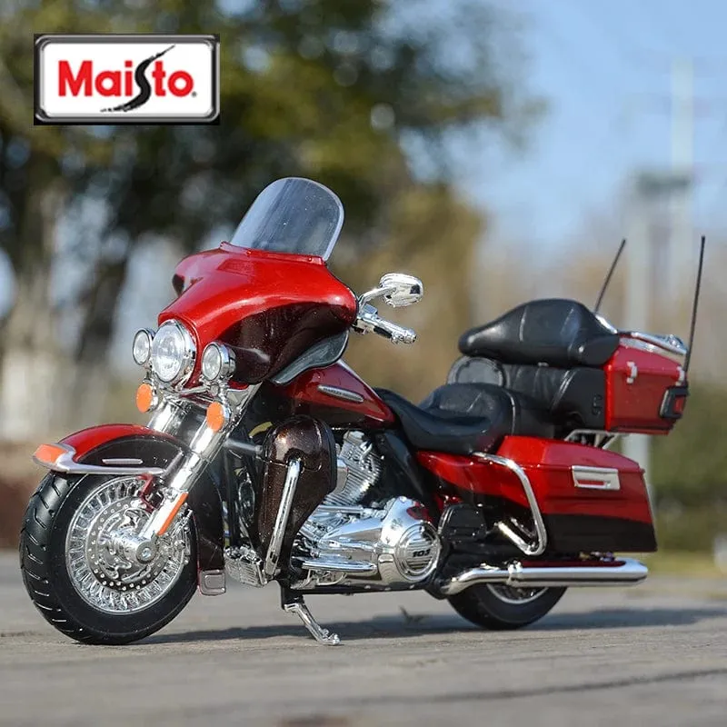 Maisto 1:12 Harley-Davidson 2013 Electra Glide Ultra Limited Druckgussfahrzeuge Sammlerstücke Hobbys Motorradmodell Spielzeug