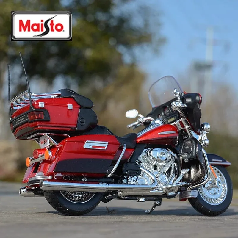 Maisto 1:12 Harley-Davidson 2013 Electra Glide Ultra Limited Druckgussfahrzeuge Sammlerstücke Hobbys Motorradmodell Spielzeug