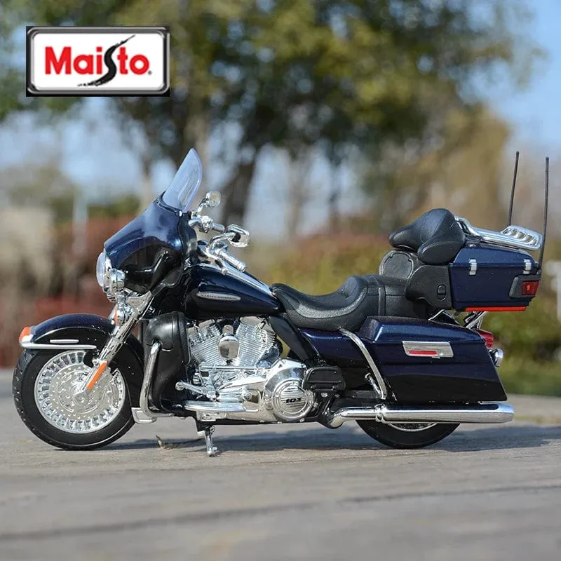 Maisto 1:12 Harley-Davidson 2013 Electra Glide Ultra Limited Druckgussfahrzeuge Sammlerstücke Hobbys Motorradmodell Spielzeug
