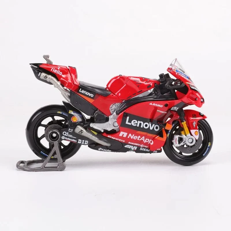 Maisto 1/18 2022 Racing Ducati Lenovo Team Motorrad Auto Simulation Legierung Auto Modell #63 Franceeco Bagnaia