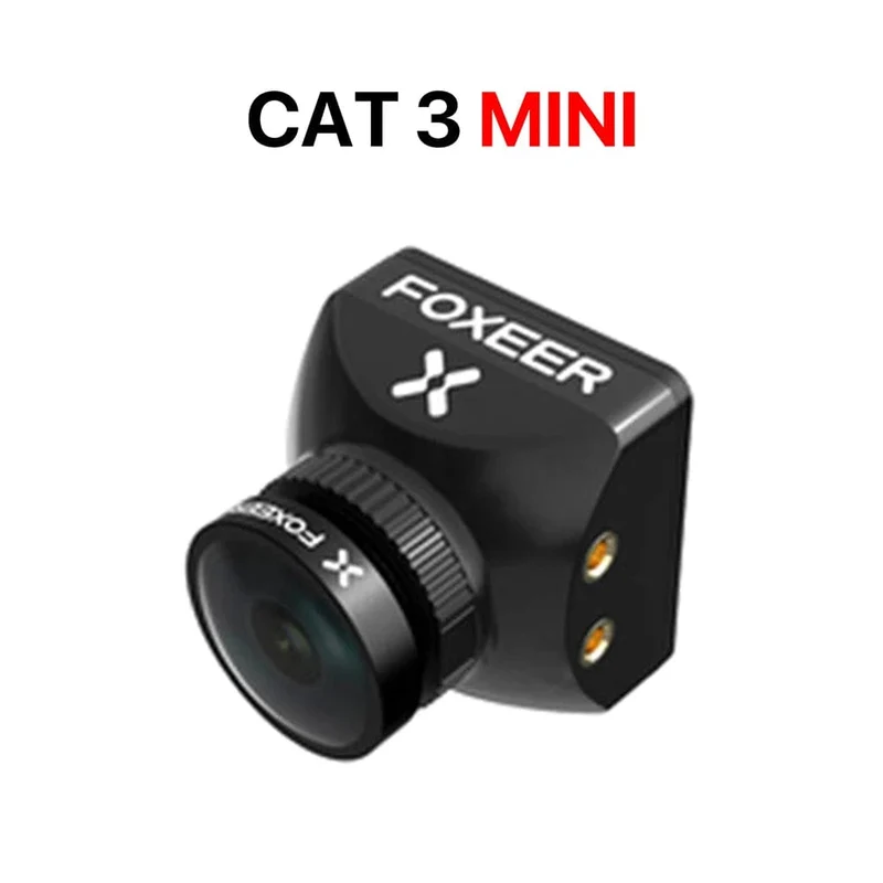 Foxeer Cat 3 Micro Mini FPV Kamera Niedrige Latenz Geräuscharm 1200TVL 0.00001Lux FPV Nacht Kamera 2.1mm PAL/NTSC Für RC Racing Drone