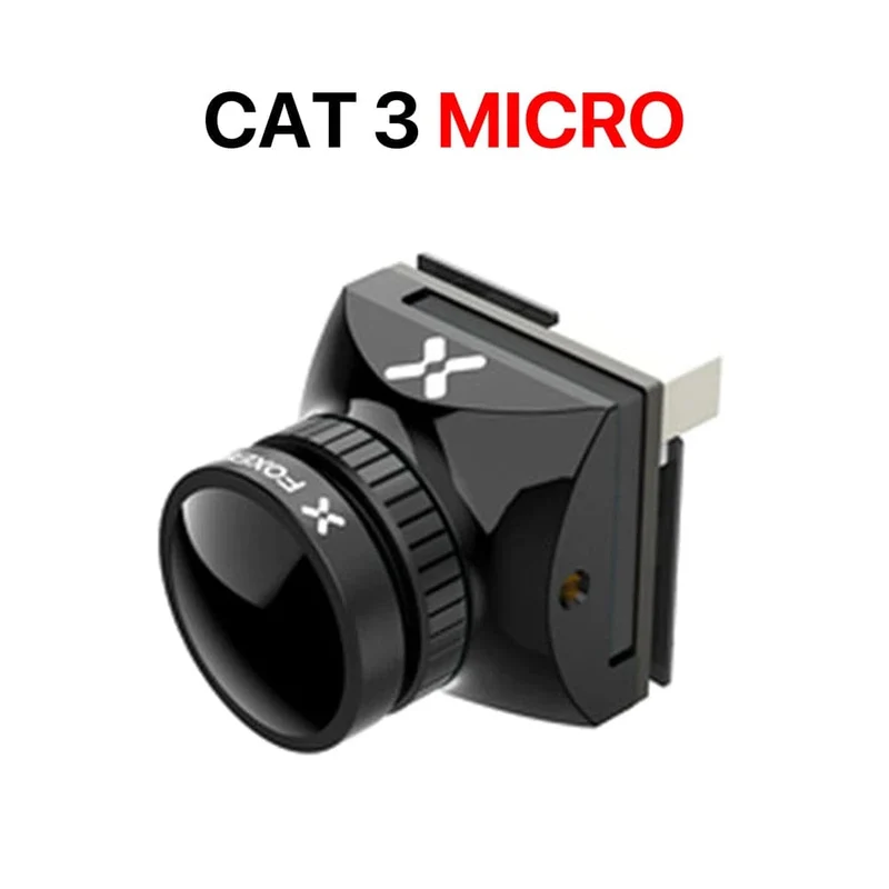 Foxeer Cat 3 Micro Mini FPV Kamera Niedrige Latenz Geräuscharm 1200TVL 0.00001Lux FPV Nacht Kamera 2.1mm PAL/NTSC Für RC Racing Drone