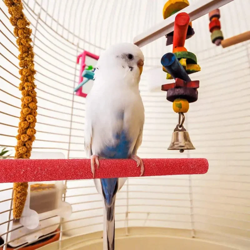 Vogel Klaue Schnabel Schleifen Bar Stehen Stick Papagei Station Pole Vogel Liefert Papagei Schleifen Stehen Krallen Käfig Zubehör