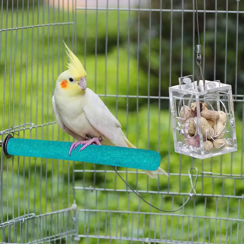 Vogel Klaue Schnabel Schleifen Bar Stehen Stick Papagei Station Pole Vogel Liefert Papagei Schleifen Stehen Krallen Käfig Zubehör