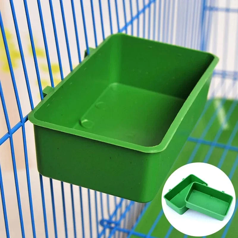 1pc Vogel Wasser Badewanne Haustier Vogel Schüssel Papageien Sittich Birdbath Käfig Hängen Kleine Papagei Käfig Haustier Vogel Käfig zubehör