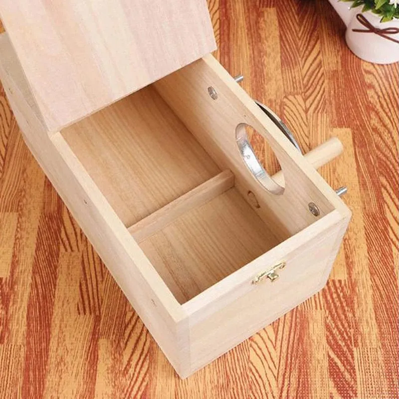 Holz Vogel Haus Nest Vögel Zucht Box Vogel Papagei Zucht Dekorative Käfige Haustier Zubehör Hause Balkon Dekoration