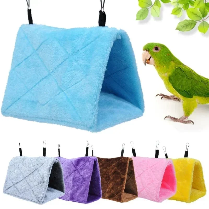 Haustier Vogel Papagei Käfige Warme Vogel Hängematte Hängen Zelt Bett für Vogel Schlafen Vogel Käfig Dekoration Zubehör Vogel Haus Vogelnest