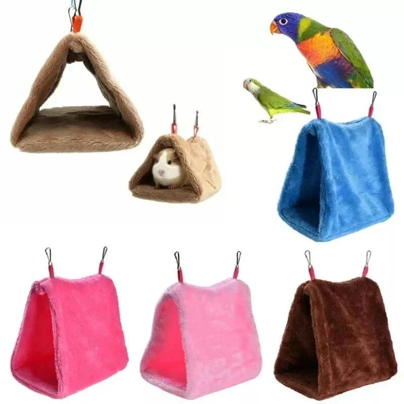 Haustier Vogel Papagei Käfige Warme Vogel Hängematte Hängen Zelt Bett für Vogel Schlafen Vogel Käfig Dekoration Zubehör Vogel Haus Vogelnest