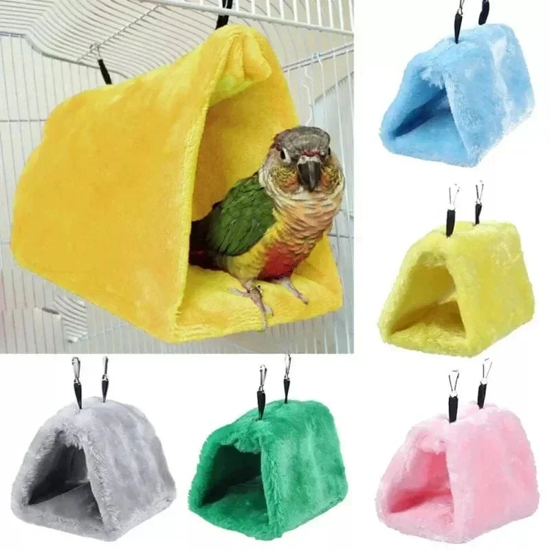 Haustier Vogel Papagei Käfige Warme Vogel Hängematte Hängen Zelt Bett für Vogel Schlafen Vogel Käfig Dekoration Zubehör Vogel Haus Vogelnest