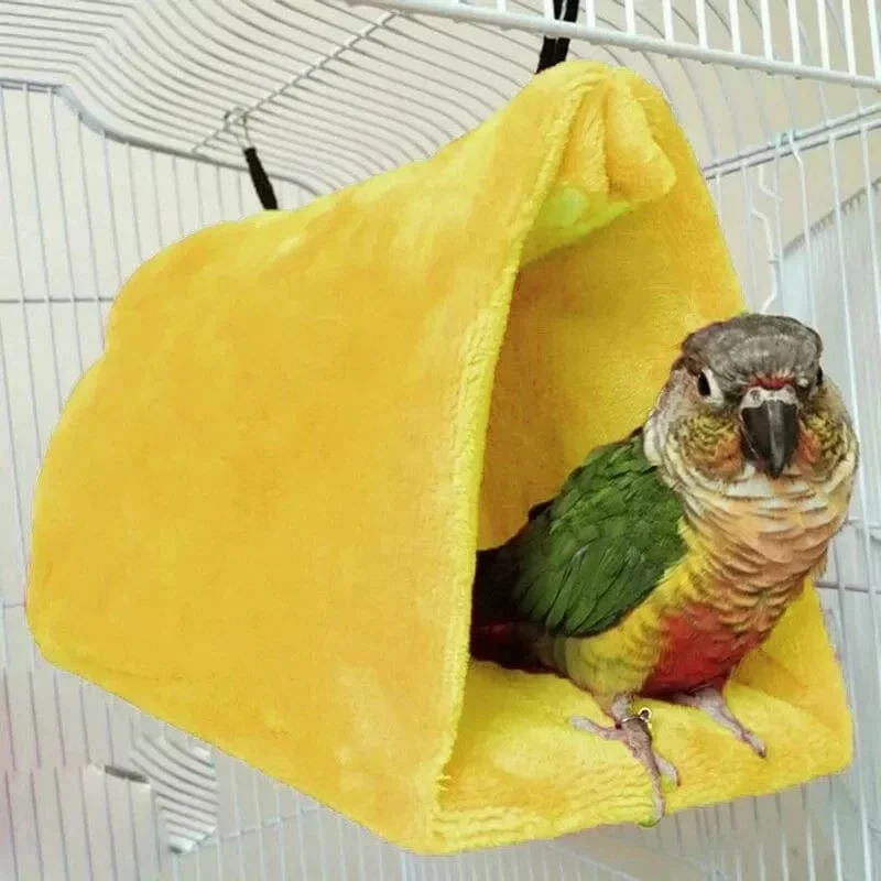 Haustier Vogel Papagei Käfige Warme Vogel Hängematte Hängen Zelt Bett für Vogel Schlafen Vogel Käfig Dekoration Zubehör Vogel Haus Vogelnest