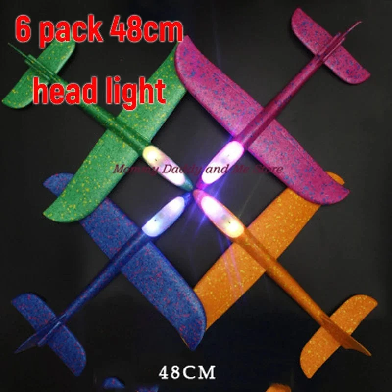 Schaum Hand Werfen Flugzeuge Spielzeug 37cm 48cm Flug Modus Segelflugzeug Trägheit Flugzeuge Modell Flugzeuge für Kinder Outdoor Sport