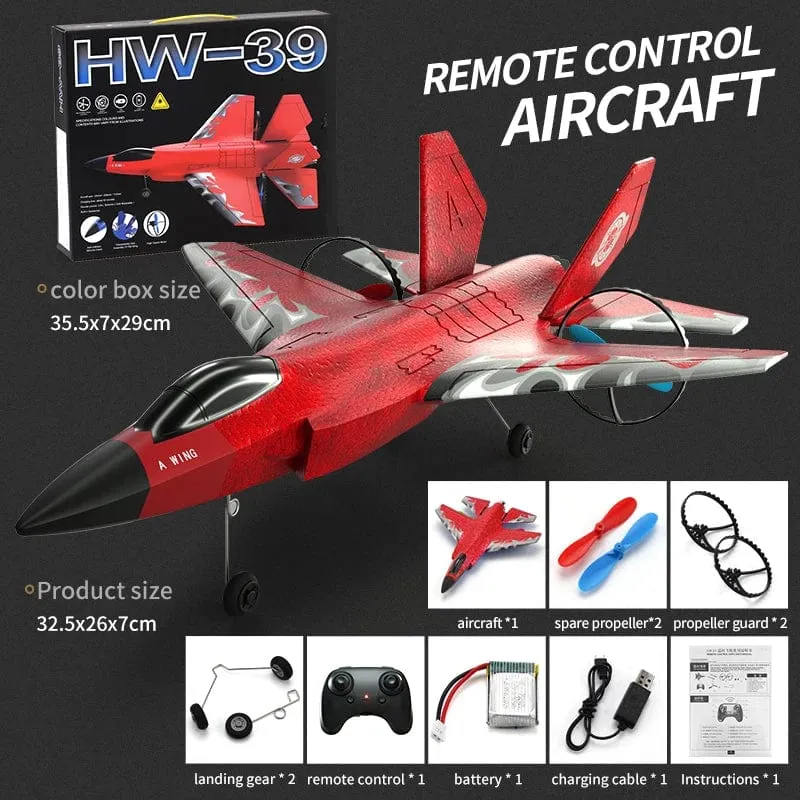RC Flugzeug F22 Raptor Hubschrauber Fernbedienung Flugzeug 2.4G Flugzeug Fernbedienung EPP Schaum Flugzeug Kinderspielzeug