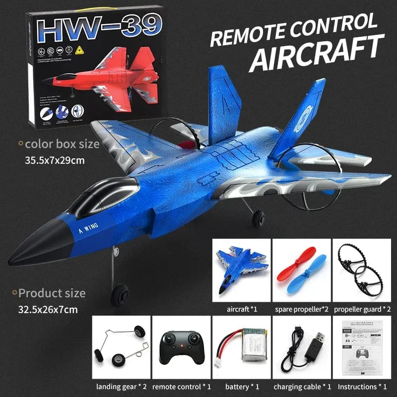 RC Flugzeug F22 Raptor Hubschrauber Fernbedienung Flugzeug 2.4G Flugzeug Fernbedienung EPP Schaum Flugzeug Kinderspielzeug