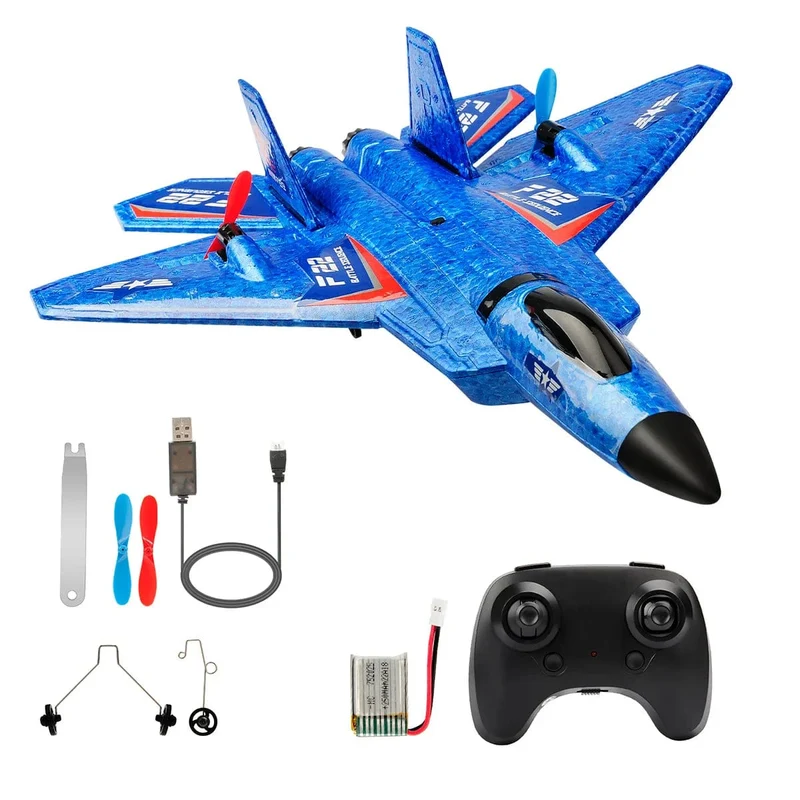 RC Flugzeug F22 Raptor Hubschrauber Fernbedienung Flugzeug 2.4G Flugzeug Fernbedienung EPP Schaum Flugzeug Kinderspielzeug