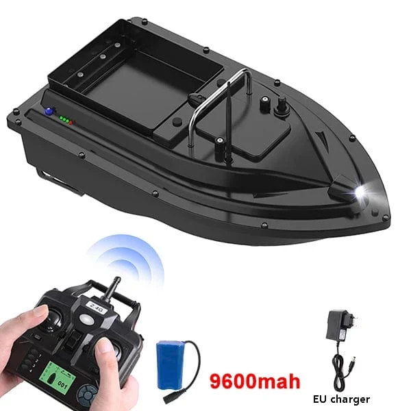 RC Fischköderboot mit Tasche GPS Auto Return 2KG Load Bin 500M Entfernung Nachtlicht 12000mAh 6 Stunden RC Schiff Spielzeug