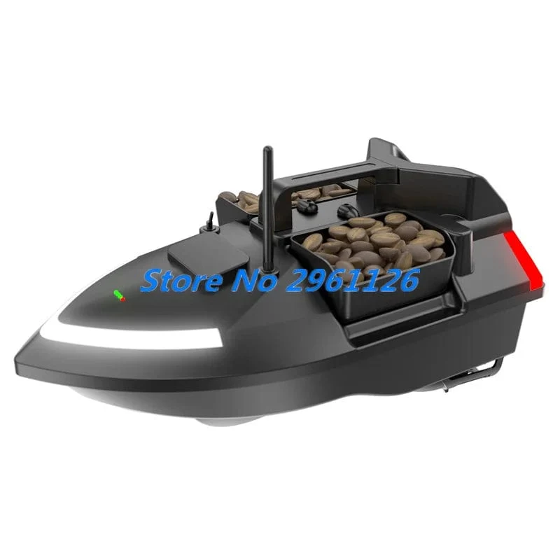 500M 40GPS Punkt Fernbedienung Fischerboot 2KG Last 6 Stunden LCD Display GPS Auto Return Cruise 3 Hopper High Speed ​​RC Köder Boot