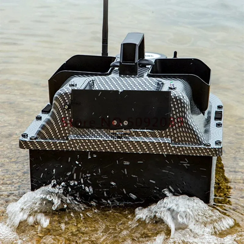 GPS Dual Position Fixed Speed ​​Cruise RC Fischköderboot 2KG 500M Dual Motor 3-Hopper 16 Point Nesting Boat Fish Finder VS V18