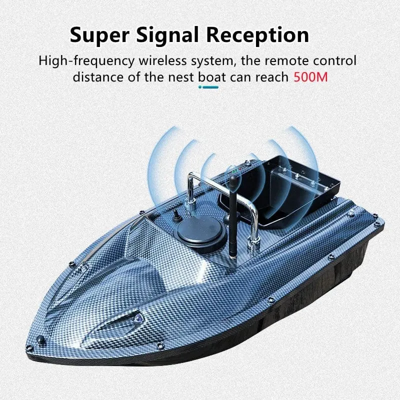 Smart Fixed Speed ​​Cruise Radio Fernbedienung Fischköderboot 1.5 kg 500 m Dual-Nachtlicht Köder Angeln RC Köderboot Angeln