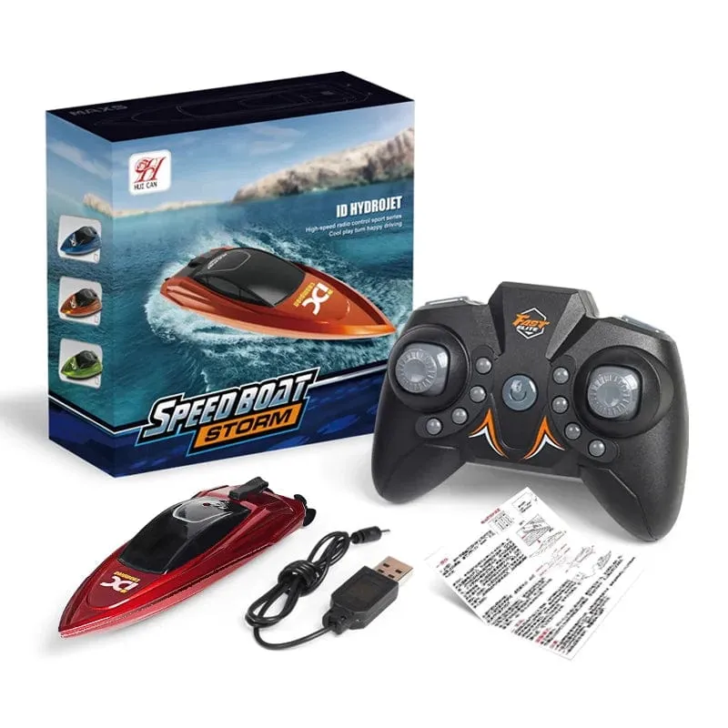 RC Boot Kinder Mini Fernbedienung Boot Schnellboot Sommer Schwimmen Hochgeschwindigkeits Rudern U-Boot Spielzeug für Jungen Kinder Geschenk
